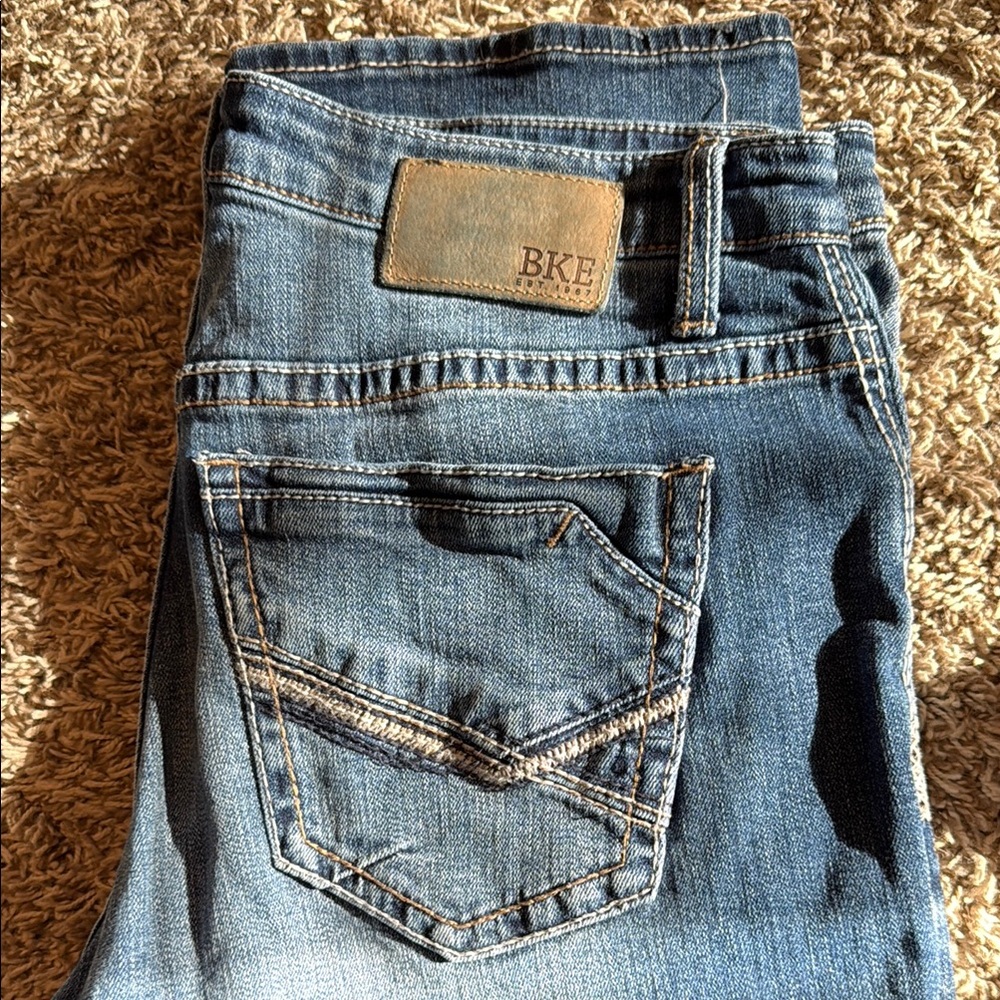 BKE Men's Straight Jeans - Blue